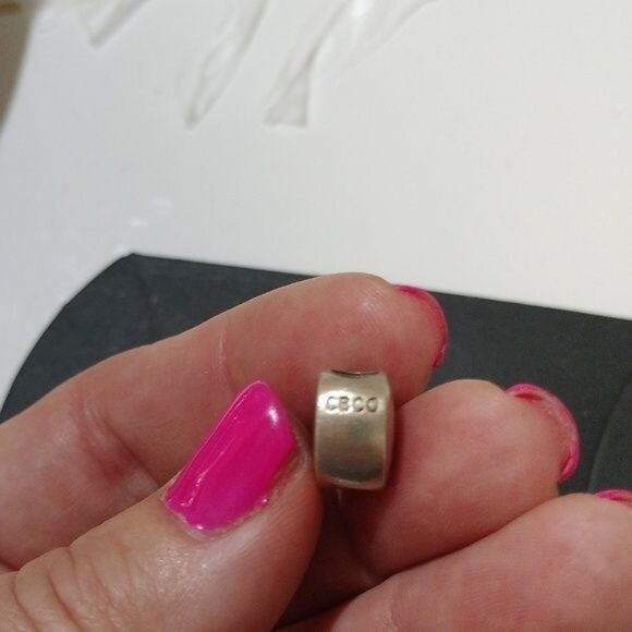 CBCO Delta Zeta DZ Sorority Sterling Silver Charm Bead 925 - Picture 4 of 4